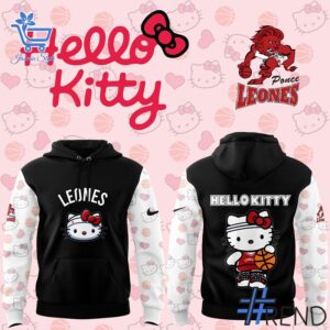 Performance meets personality in every Leones de Ponce x Hello Kitty Hoodie detail.