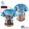 Limited-edition apparel with custom Lilo Stitch custom Baseball Jersey print