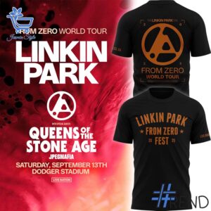 Styled look featuring Linkin Park From Zero World Tour Los Angeles T Shirt for everyday wear