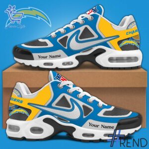 Custom look featuring the signature Los Angeles Chargers Air Max TN Shoes design