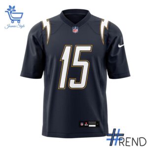Styled look featuring Los Angeles Chargers Super Chargers Navy Uniforms Jersey for everyday wear
