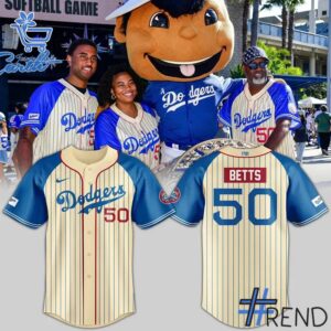 Premium-quality product featuring the Los Angeles Dodgers Black Heritage Night Baseball Jersey design