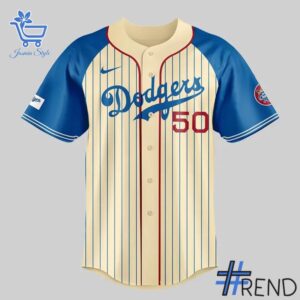 Premium-quality product featuring the Los Angeles Dodgers Black Heritage Night Baseball Jersey design