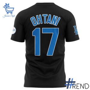 Close-up of the 3 Los Angeles Dodgers The Legend of Ohtani Level MVP T shirt showing detailed design and vibrant colors.