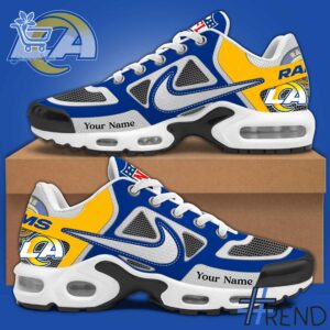 Custom look featuring the signature Los Angeles Rams Air Max TN Shoes design
