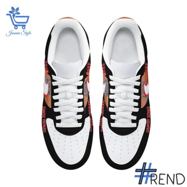 Custom apparel with the bold Luke Bryan Country Song Came On Nike Air Force design