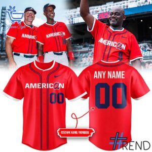 Performance meets personality in every MLB All Star Futures Game American Team Jersey detail.
