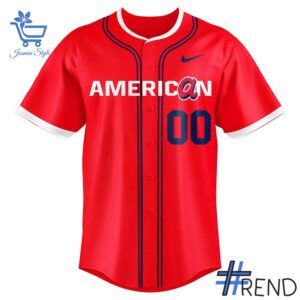 Performance meets personality in every MLB All Star Futures Game American Team Jersey detail.
