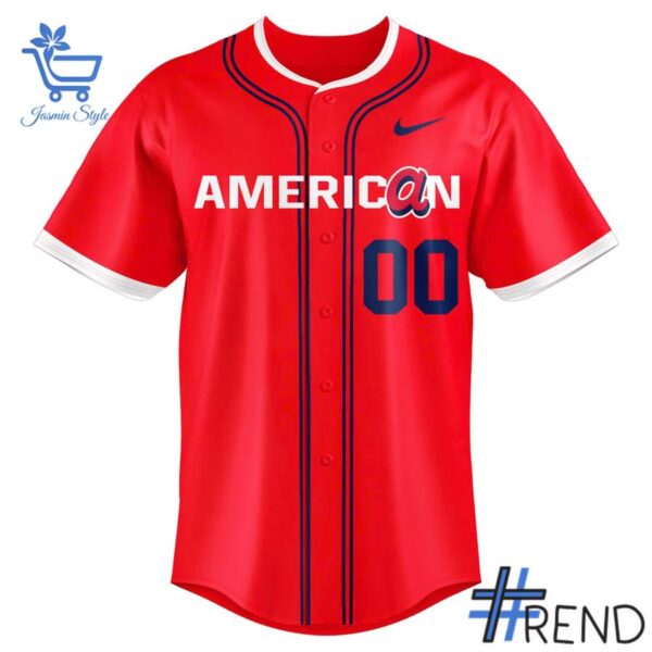 Performance meets personality in every MLB All Star Futures Game American Team Jersey detail.