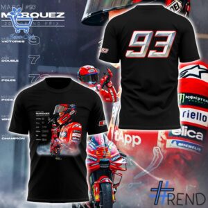 Detailed Marc Márquez Shirt graphic on quality fabric