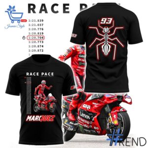 Performance meets personality in every Marc Márquez Race Pace Shirt detail.