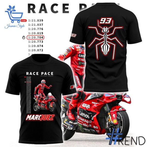 Performance meets personality in every Marc Márquez Race Pace Shirt detail.