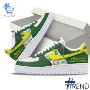 Custom apparel with the bold Masters Tournament Air Force Shoes design