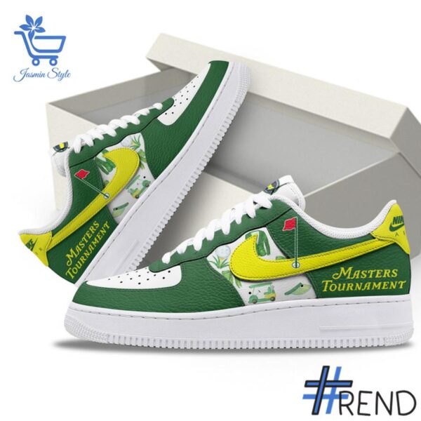 Custom apparel with the bold Masters Tournament Air Force Shoes design