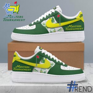 Custom apparel with the bold Masters Tournament Air Force Shoes design