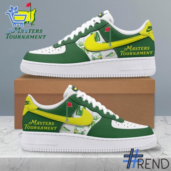 Custom apparel with the bold Masters Tournament Air Force Shoes design