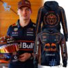 Custom apparel with the bold Max Verstappen Red Bull Austria Hoodie design