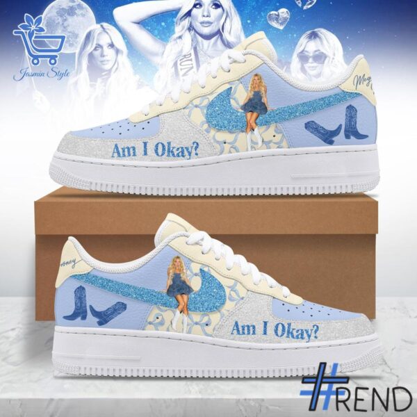 Level up your everyday style with 1 Megan Moroney Am I Okay Air Force Shoes.