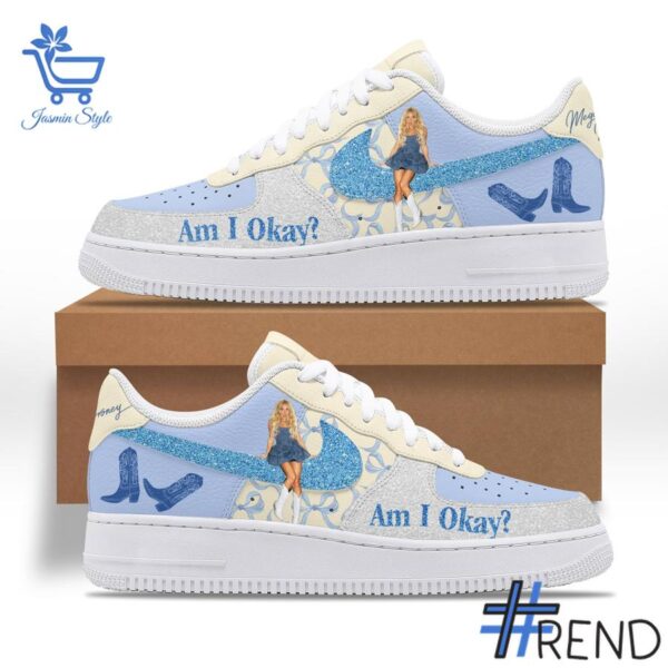 Level up your everyday style with 2 Megan Moroney Am I Okay Air Force Shoes.