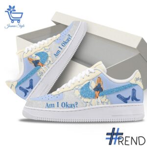 Level up your everyday style with 3 Megan Moroney Am I Okay Air Force Shoes.