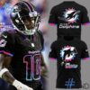 Miami Dolphins Football Vice City Black Shirt design displayed on high-quality clothing fabric