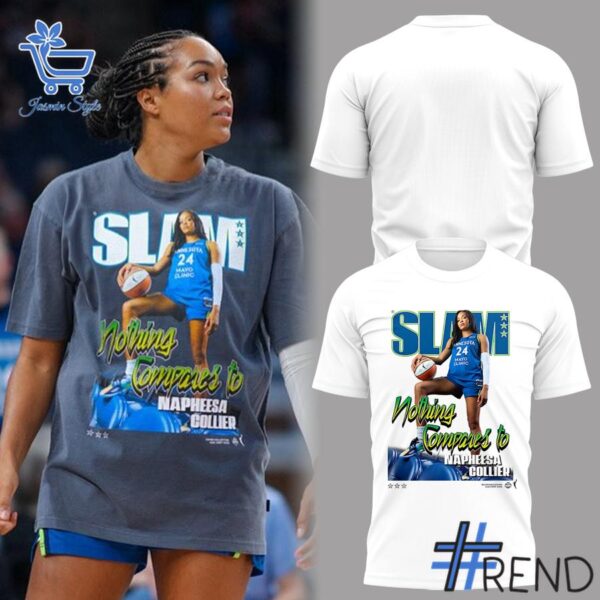 Limited-edition apparel with custom Minnesota Lynx apheesa Collier to Win MVP Shirt print