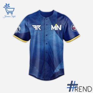 Detailed view of the 2 Minnesota Twins Flo Rida Postgame Concert Jersey print on fabric