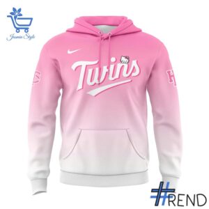 Level up your everyday style with 3 Minnesota Twins Hoodie Hello Kitty Night For Fans Hoodie.