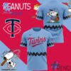 Level up your everyday style with 1 Minnesota Twins Peanut Snoopy Shirt.
