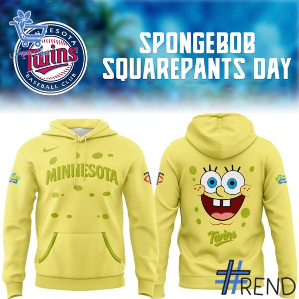 Minnesota Twins Spongebob Squarepants Day Shirt design on casual wear for everyday style