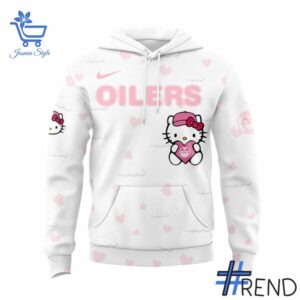 Side view of Minnesota Wild Hello Kitty Night Hoodie showcasing iconic low-top silhouette.