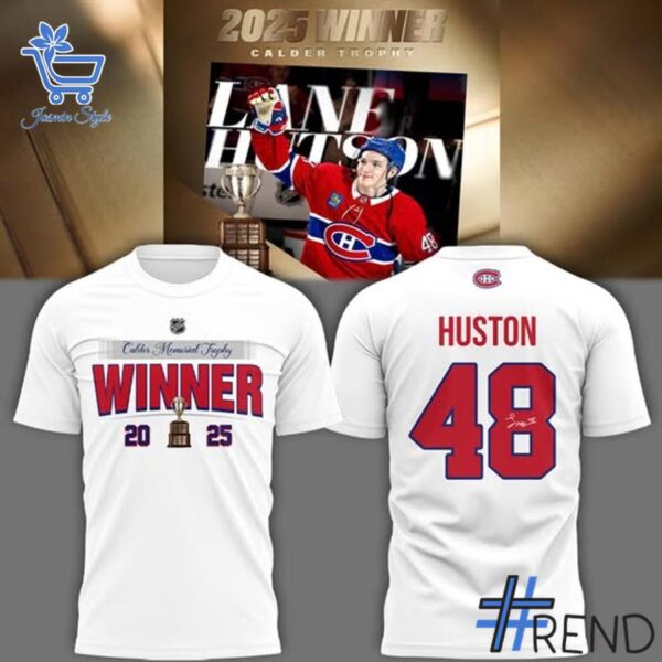 Soft and durable fabric with bold Montreal Canadiens Winner Calder Trophy Shirt print
