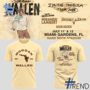 Detailed Morgan Wallen I m The Problem Tour Shirt jpg graphic on quality fabric