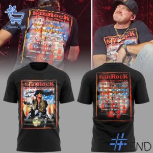 Soft and durable fabric with bold Morgan Wallen Live in Houston KID ROCK Hoodie print