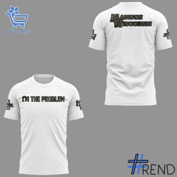 Soft and durable fabric with bold Morgan Wallen Wisconsin Badgers I'm The Problem Shirt print