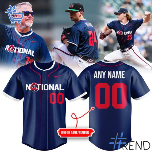 Custom look featuring the signature National Team All Star Futures Game Jersey design