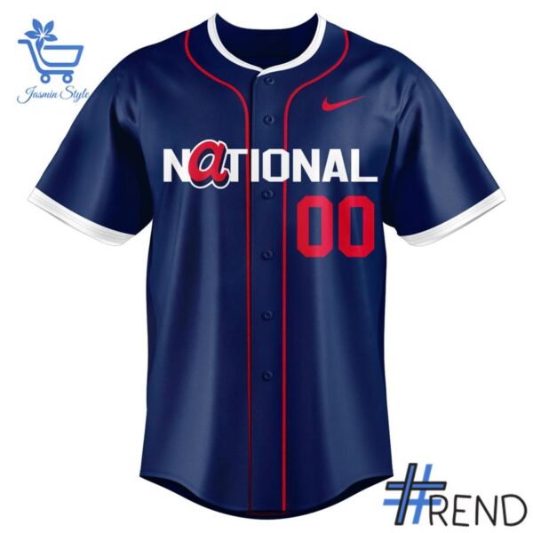 Custom look featuring the signature National Team All Star Futures Game Jersey design