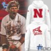 Close-up view of the Nebraska Cornhuskers Baseball Stickman Hoodie print