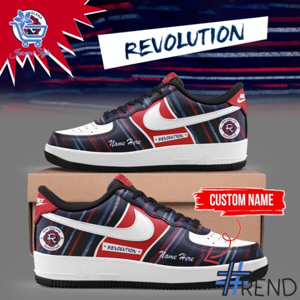 Styled look featuring New England Revolution Soccer Throwback Air Force Shoes for everyday wear
