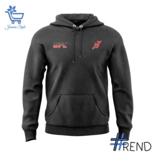 Side view of New Jersey Devils x UFC Hoodie showcasing iconic low-top silhouette.