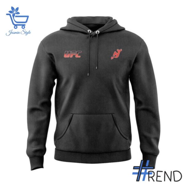 Side view of New Jersey Devils x UFC Hoodie showcasing iconic low-top silhouette.
