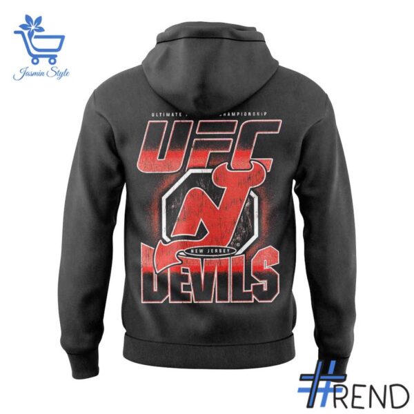 Side view of New Jersey Devils x UFC Hoodie showcasing iconic low-top silhouette.