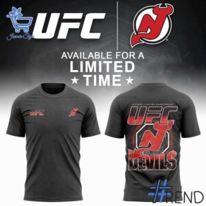 Side view of New Jersey Devils x UFC Hoodie showcasing iconic low-top silhouette.