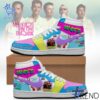 Styled look featuring New Kids on the Block NKOTB Air Jordan High Top Shoes for everyday wear