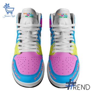Styled look featuring New Kids on the Block NKOTB Air Jordan High Top Shoes for everyday wear