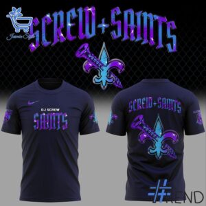 Premium-quality product featuring the New Orleans Saints DJ Screw Shirt design