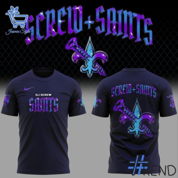 Premium-quality product featuring the New Orleans Saints DJ Screw Shirt design