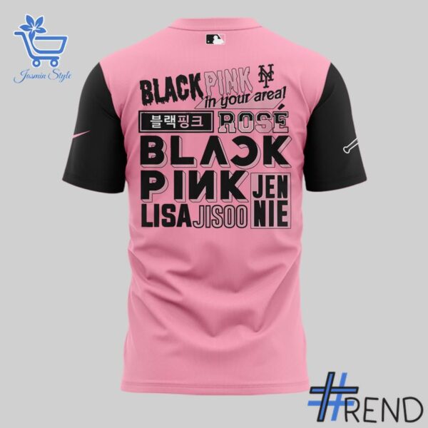 New York Mets Blackpink World Tour Shirt design on casual wear for everyday style