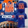 Close-up of the 1 New York Mets Block Party David Wright Shirt showing detailed design and vibrant colors.