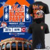 Close-up of the 1 New York Mets Block Party David Wright Shirt showing detailed design and vibrant colors.